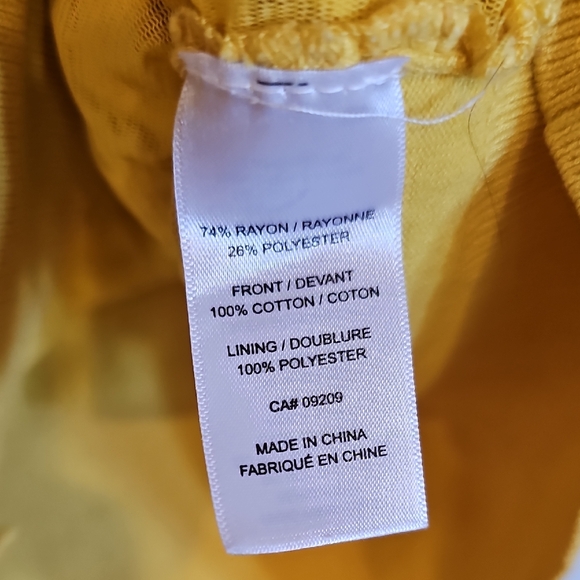 Mustard Lace Cotton Cardigan - Picture 9 of 9